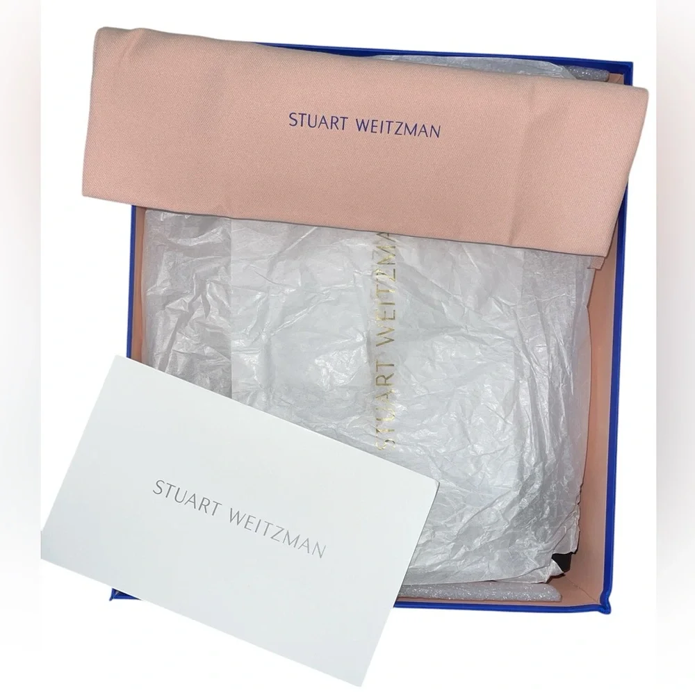 Stuart Weitzman Nisha White Lace-Up Boots Size 8.5 C NIB - Picture 14 of 17